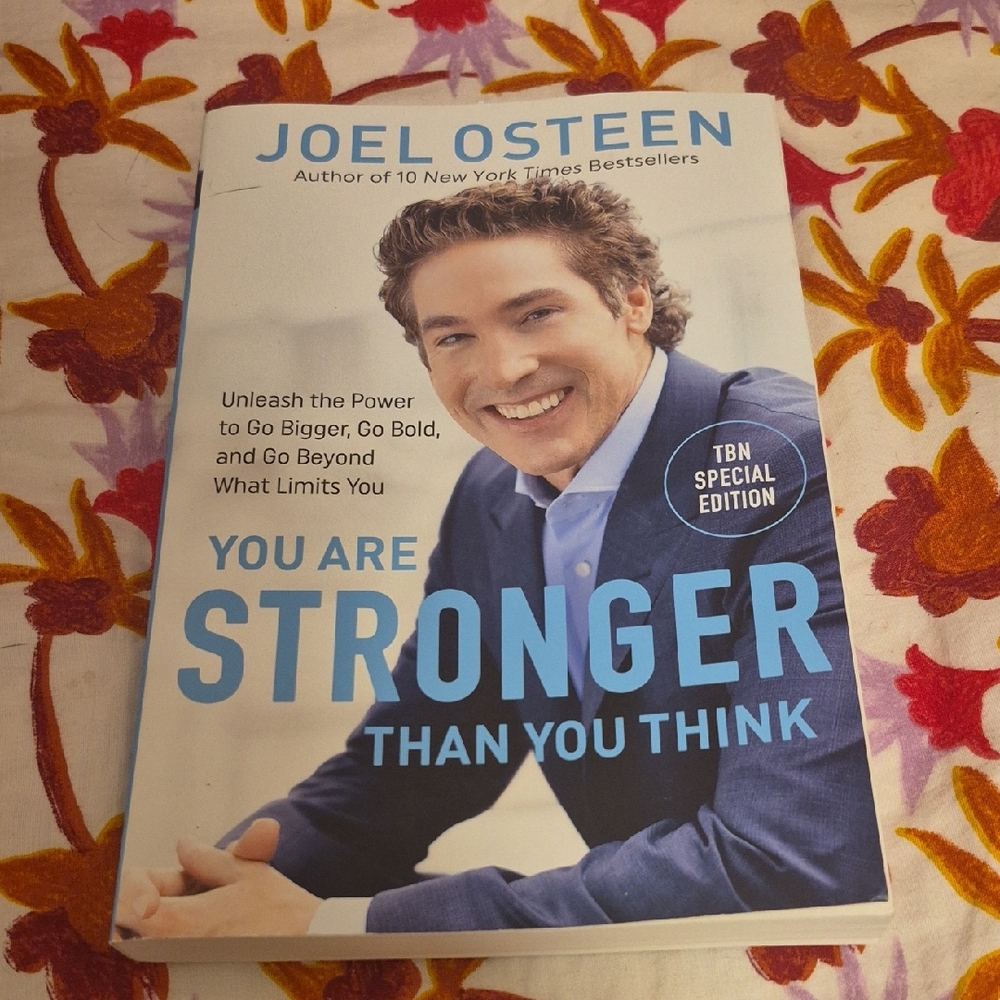 TBN NEW Special Edition Motivational Book by Joel Osteen